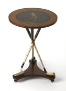 Nineteenth Hole Round Golf 20"W Side Table by Butler Specialty Company