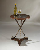 Nineteenth Hole Round Golf 20"W Side Table by Butler Specialty Company