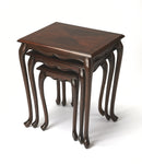 Thatcher 22 in. W Rectangular Solid Wood Set of 3 Traditional Nesting Tables by Butler Specialty Company