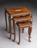Thatcher 22 in. W Rectangular Solid Wood Set of 3 Traditional Nesting Tables by Butler Specialty Company