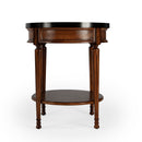 Sampson 22 in. W Round Wood 1 Drawer Side Table with Lower Open Shelf by Butler Specialty Company