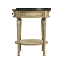 Sampson 22 in. W Round Wood 1 Drawer Side Table with Lower Open Shelf by Butler Specialty Company