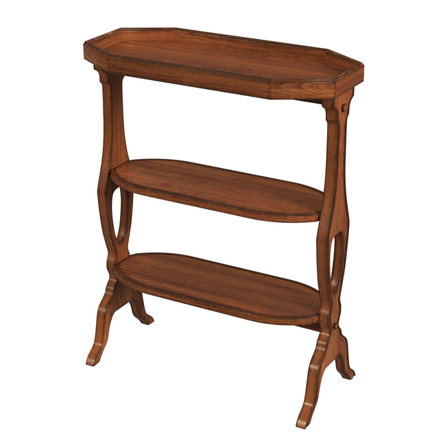 Hadley 22 in. W Octagonal Wood 3 Tier Side Table by Butler Specialty Company
