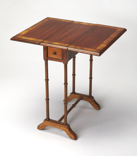 Darrow 24 in. W Fully Extended Rectangualr Wood Drop-Leaf 1 Drawer Side Table by Butler Specialty Company
