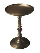Orleans 16 in. W Round All Metal Pedestal Base Side Table by Butler Specialty Company
