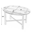 Carlisle 30 in. W Full Extended Oval Wood Butler Traditional Coffee Table by Butler Specialty Company