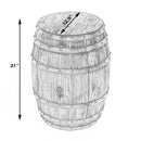 Calumet 15.75 in. W Round Wood Rustic 1 Door Barrel Side Table by Butler Specialty Company