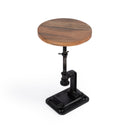 Ellis 22.5 in. Seat Height Round Wood and Metal Adjustable Height Pedestal Side Table by Butler Specialty Company