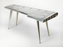 Midway 65.5 in. W Triangular Metal and Wood Aviator Themed Desk by Butler Specialty Company
