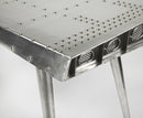 Midway 65.5 in. W Triangular Metal and Wood Aviator Themed Desk by Butler Specialty Company