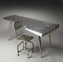 Midway 65.5 in. W Triangular Metal and Wood Aviator Themed Desk by Butler Specialty Company