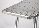 Midway 65.5 in. W Triangular Metal and Wood Aviator Themed Desk by Butler Specialty Company