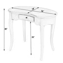 Edgewater 36 in. W Kidney Shaped Wood 1 Drawer Writing Desk by Butler Specialty Company
