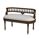 Hathaway 37 in. W Oval Upholstered and Wood Traditional Low Back Accent Bench by Butler Specialty Company