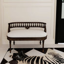 Hathaway 37 in. W Oval Upholstered and Wood Traditional Low Back Accent Bench by Butler Specialty Company