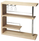Broadway 40 in. W Rectangular Wood and Metal 4 Tier Modern Open Bar Cabinet with Glass Holders by Butler Specialty Company