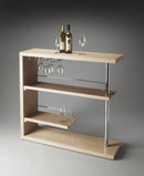 Broadway 40 in. W Rectangular Wood and Metal 4 Tier Modern Open Bar Cabinet with Glass Holders by Butler Specialty Company