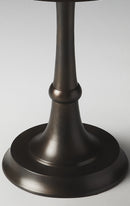 Beaumont 18 in. W Round Metal Pedestal Base Side Table by Butler Specialty Company