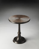 Beaumont 18 in. W Round Metal Pedestal Base Side Table by Butler Specialty Company