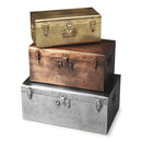 Spirit Rectangular Iron Set of 3 Storage Trunk Set by Butler Specialty Company