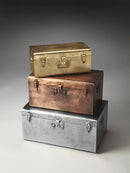 Spirit Rectangular Iron Set of 3 Storage Trunk Set by Butler Specialty Company