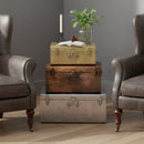 Spirit Rectangular Iron Set of 3 Storage Trunk Set by Butler Specialty Company
