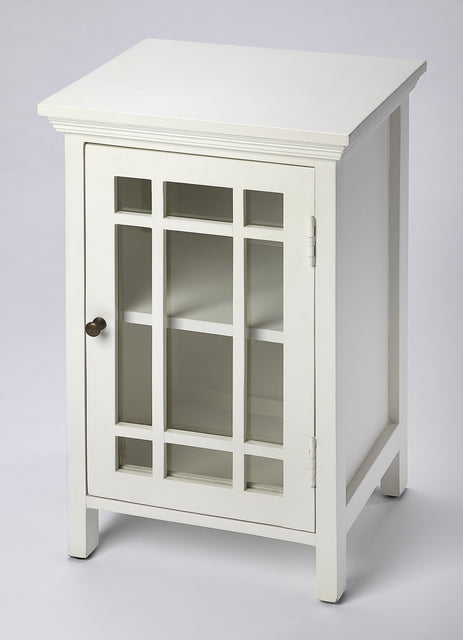 Baxter 15.75 in. W Rectangular Wood and Glass 1 Door Accent Storage Cabinet by Butler Specialty Company