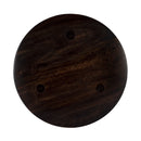 Fluornoy 14 in. W Round Wood Side Table with Tripod Carved and Tapered Legs by Butler Specialty Company