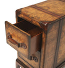 Vasco 13 in. W Rectangular Wood Old World Map 2 Drawer Side Table by Butler Specialty Company