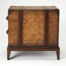 Vasco 13 in. W Rectangular Wood Old World Map 2 Drawer Side Table by Butler Specialty Company