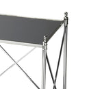 Deidre 20.5 in. W Rectangular Glass and Metal End Table by Butler Specialty Company