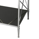 Deidre 20.5 in. W Rectangular Glass and Metal End Table by Butler Specialty Company