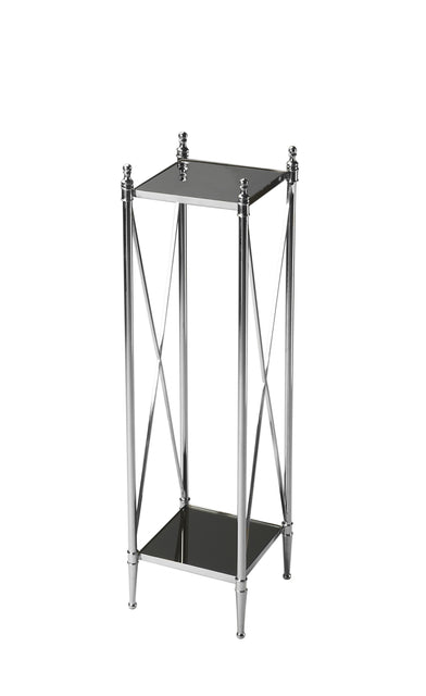 Deidre 9.25 in. W x 35.75 in. H Glass and Metal Pedestal Plant Stand by Butler Specialty Company