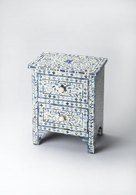 Trubadur 18 in. W Rectangular Bone Inlay 2 Drawer Accent Chest by Butler Specialty Company