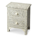 Vivienne 18 in. W Rectangular Bone Inlay 2 Drawer Accent Chest by Butler Specialty Company