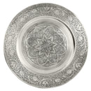 Moroccan 16 in. W Round Metal Tray Table by Butler Specialty Company
