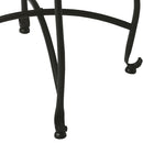 Moroccan 16 in. W Round Metal Tray Table by Butler Specialty Company
