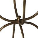 Hager 16 in. W Round Marble & Metal Side Table by Butler Specialty Company