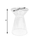 Greeley 13.25 in. W Round All Metal Modern and Contemporary Side Table by Butler Specialty Company