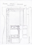 Celeste 43 in. W Rectangular Mirrored Vanity Table with Storage by Butler Specialty Company