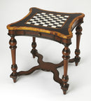 Enrique 28 in. W Square Stone and Wood Traditional Game Table by Butler Specialty Company