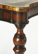 Enrique 28 in. W Square Stone and Wood Traditional Game Table by Butler Specialty Company