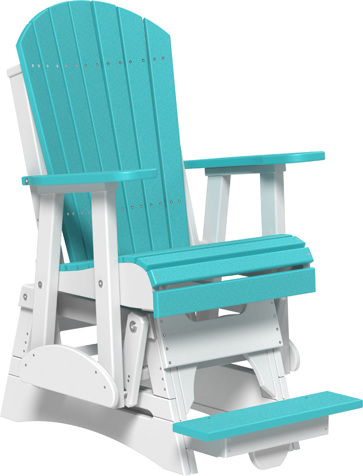 Adirondack Balcony Poly Glider Chair by LuxCraft