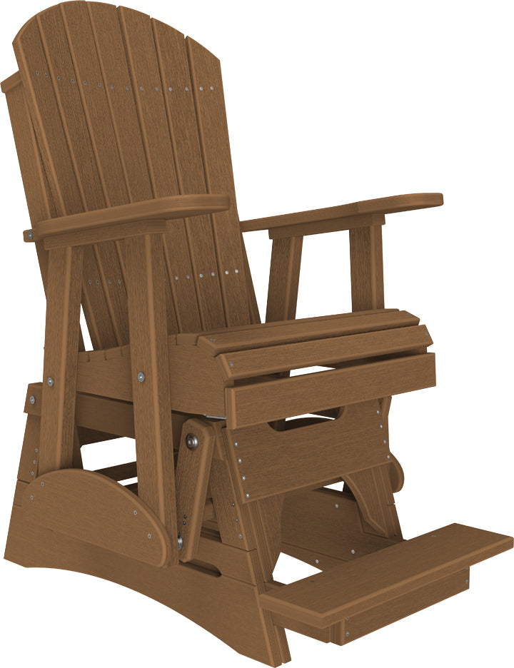 Adirondack Balcony Poly Glider Chair by LuxCraft