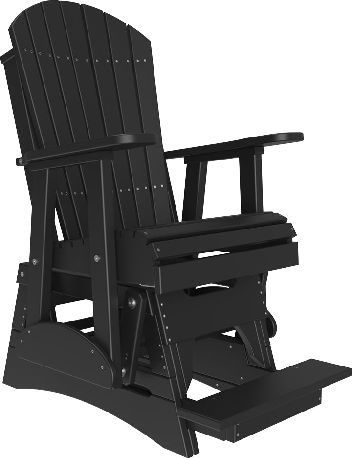 Adirondack Balcony Poly Glider Chair by LuxCraft