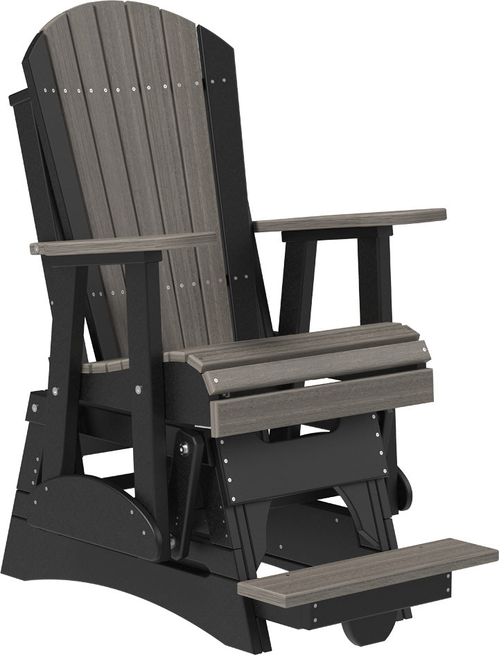 Adirondack Balcony Poly Glider Chair by LuxCraft