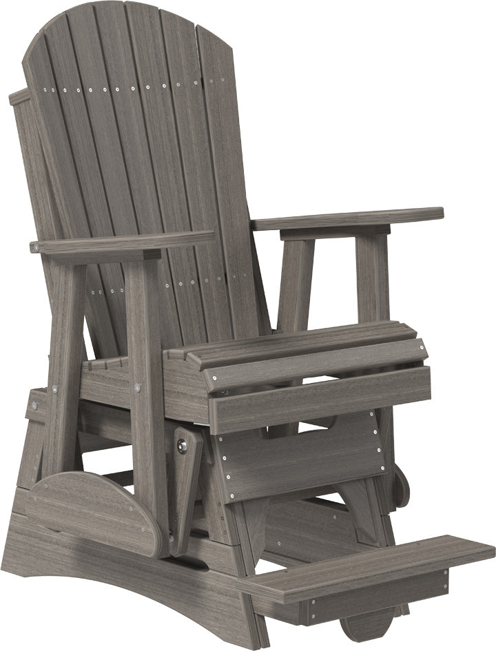 Adirondack Balcony Poly Glider Chair by LuxCraft