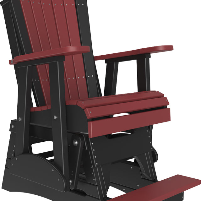 Adirondack Balcony Poly Glider Chair by LuxCraft