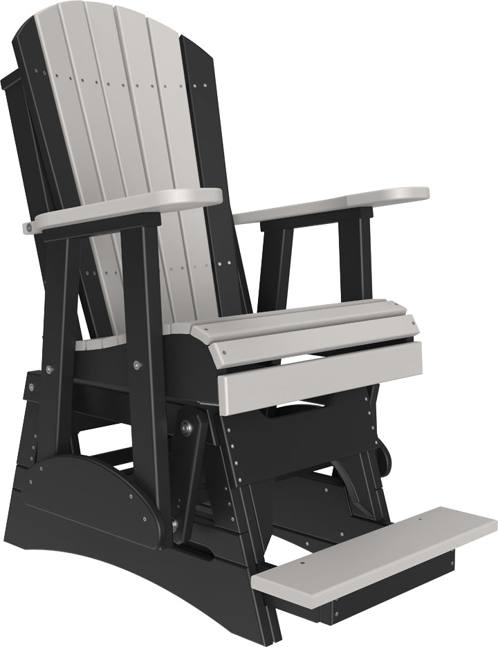 Adirondack Balcony Poly Glider Chair by LuxCraft