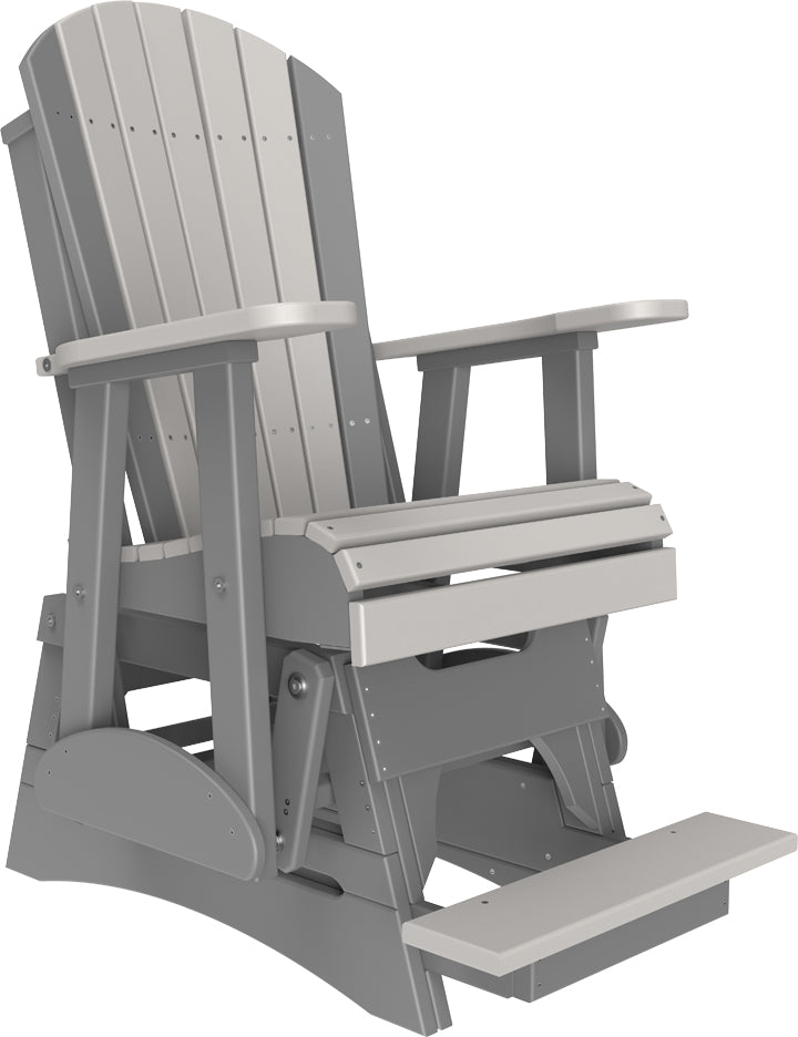 Adirondack Balcony Poly Glider Chair by LuxCraft